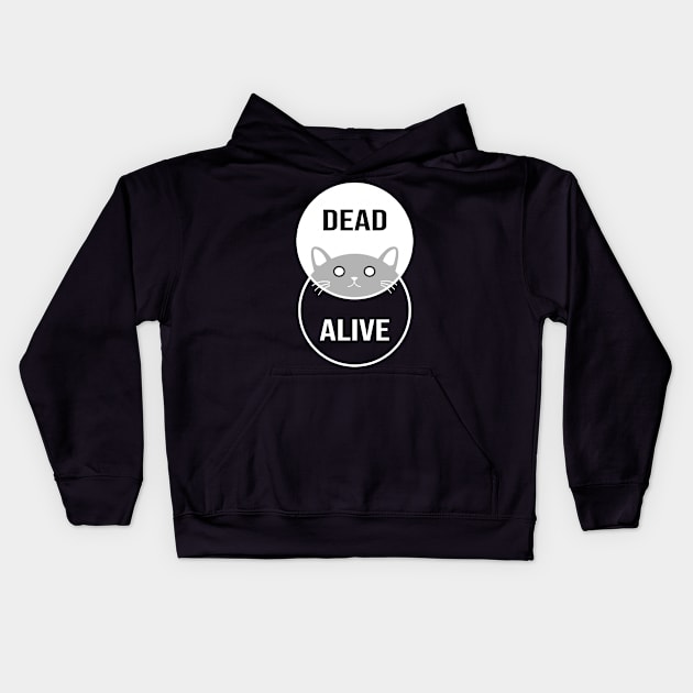 Schrodinger's Cat: Dead or Alive! Kids Hoodie by ScienceCorner